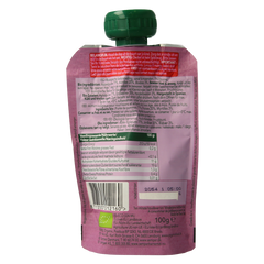 Organix Knijpfruit appel, aardbei en bosbessen 6+M bio 100.00 Gram