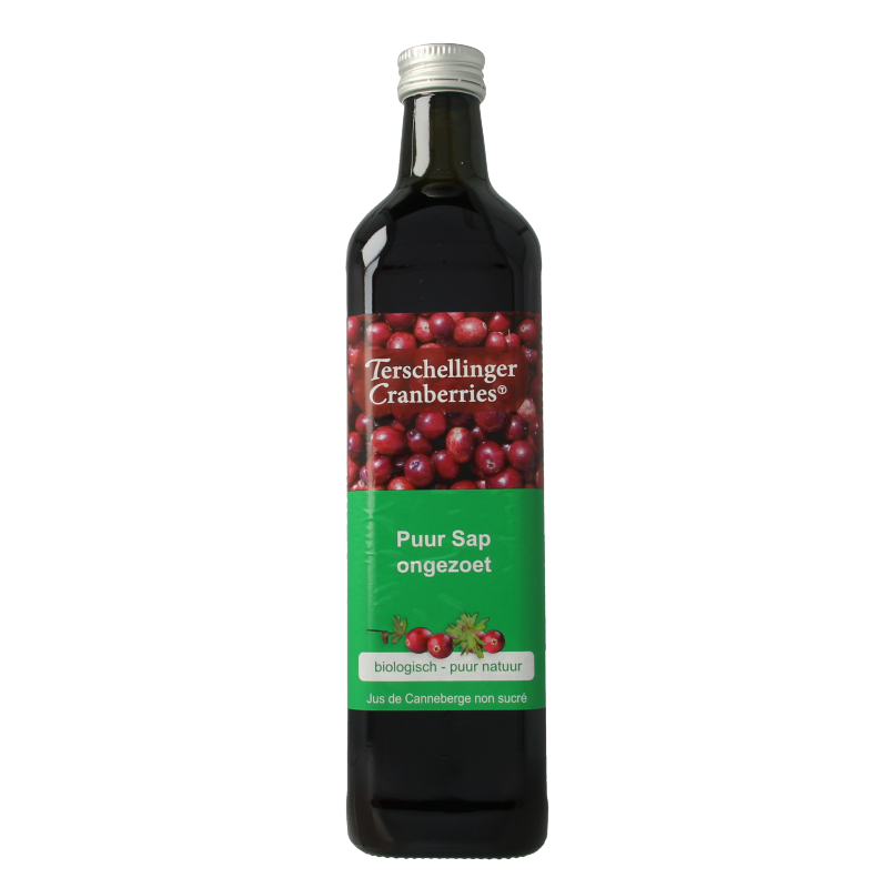 Terschellinger Cranberrysap ongezoet bio 750 Milliliter