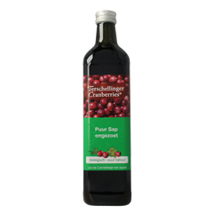Terschellinger Cranberrysap ongezoet bio 750 Milliliter