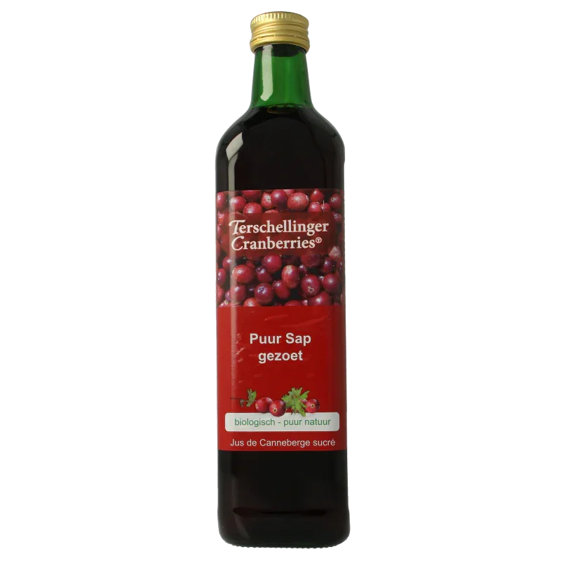 Terschellinger Cranberrysap gezoet bio 750 Milliliter