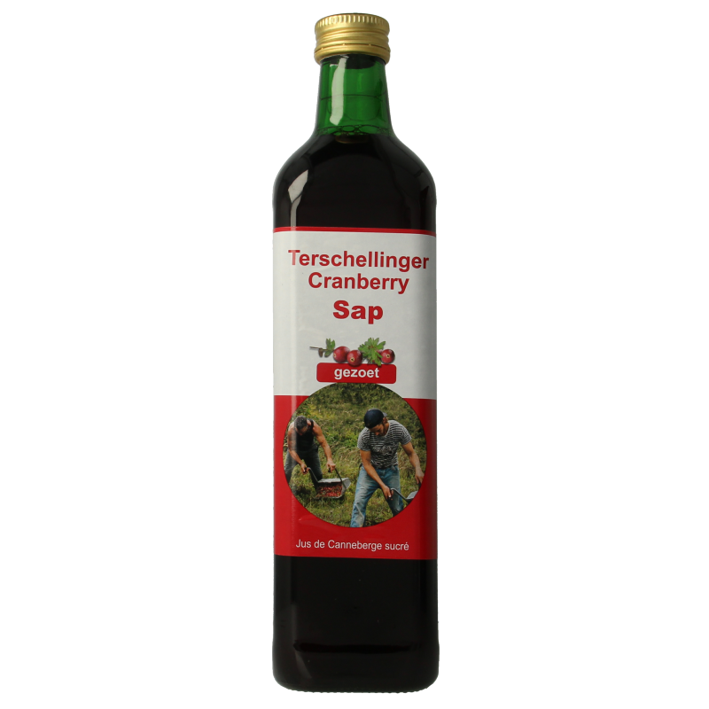 Terschellinger Cranberrysap puur zoet 750 Milliliter