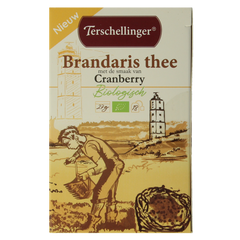Terschellinger Zwarte thee cranberry bio 18.00 Zakjes