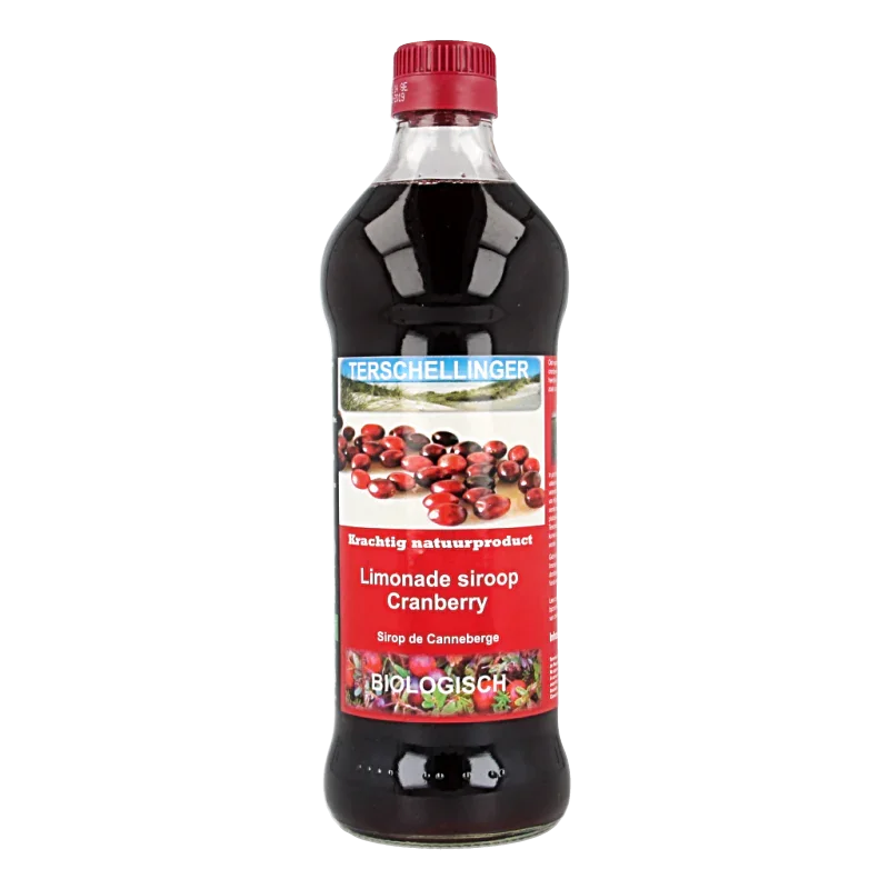 Terschellinger Cranberry siroop bio 500 Milliliter