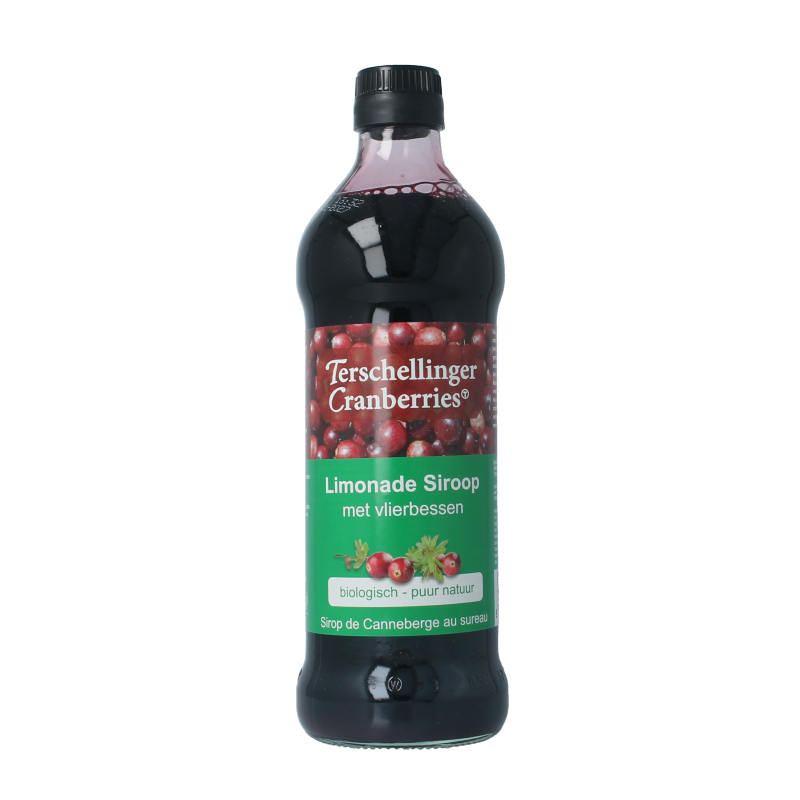 Terschellinger Cranberry-vlierbes siroop bio 500 Milliliter