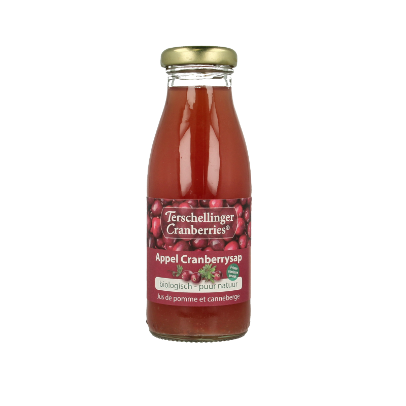 Terschellinger Appel cranberrysap bio 250 Milliliter