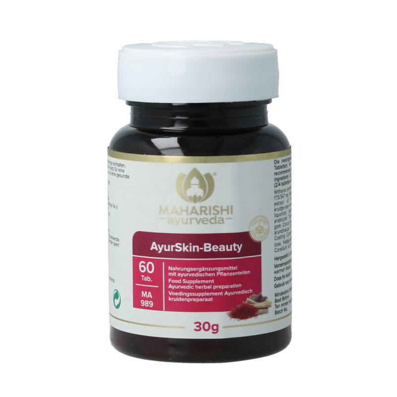 Maharishi Ayurv Ayurskin beauty jeugdige huid 60 Tabletten
