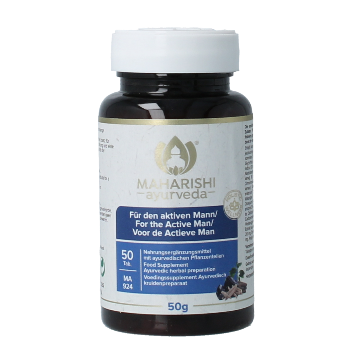 Maharishi Ayurv Actieve man 50.00 Tabletten