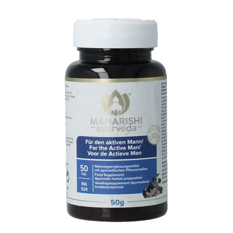 Maharishi Ayurv Actieve man 50 Tabletten