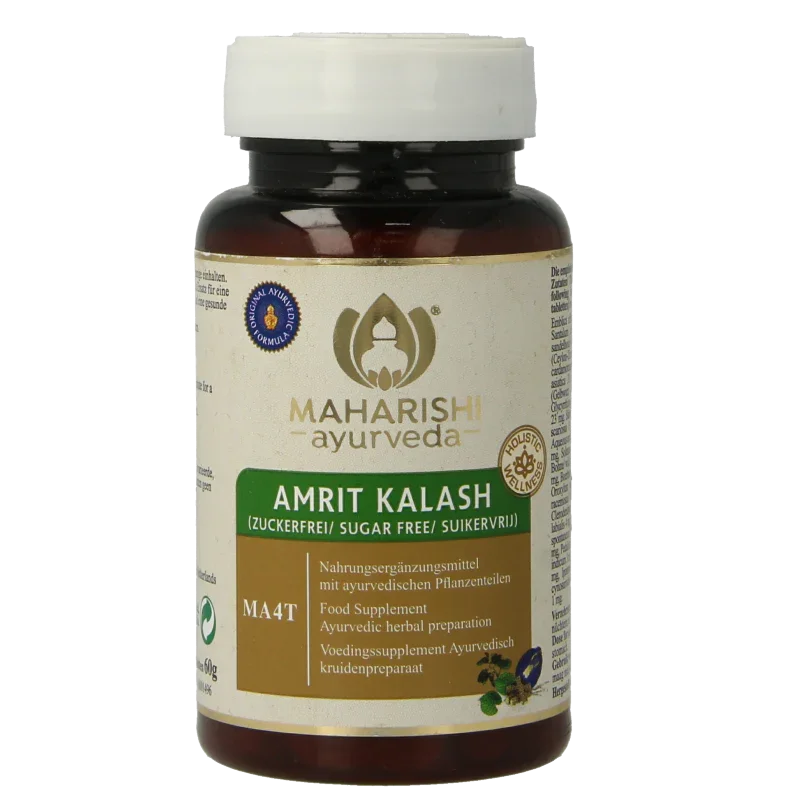 Maharishi Ayurv Amrit kalash MA 4T suikervrij 60 Tabletten