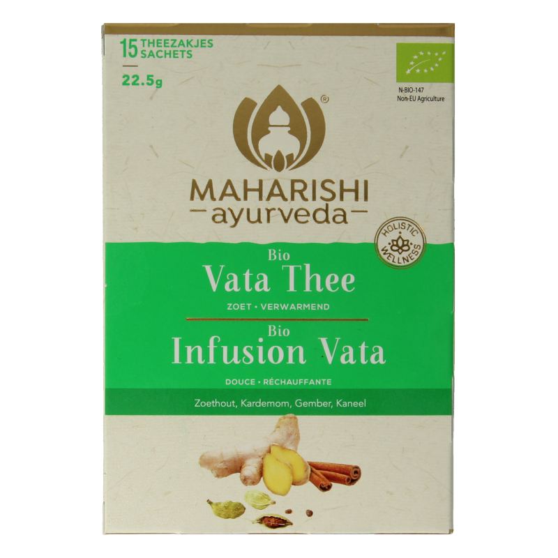 Maharishi Ayurv Vata theezakjes bio 15 Zakjes