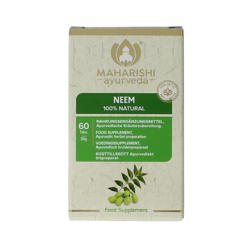 Maharashi Ayurveda Neem ayurvedisch enkelvoudig kruid natuurlijk 60 Tabletten