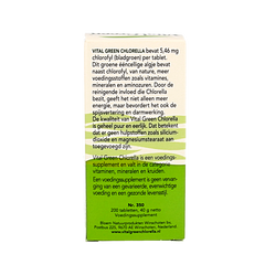 Bloem Chlorella vital green 200 Tabletten