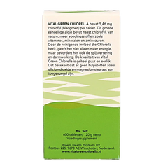 Bloem Chlorella vital green 600 Tabletten