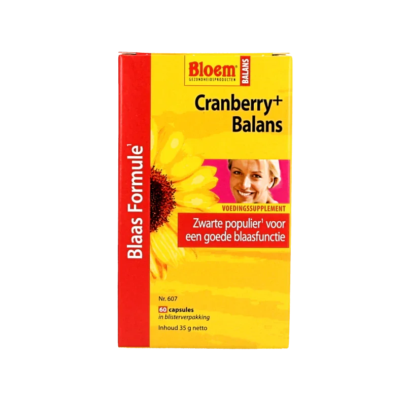 Bloem Cranberry+ balans 60 Capsules