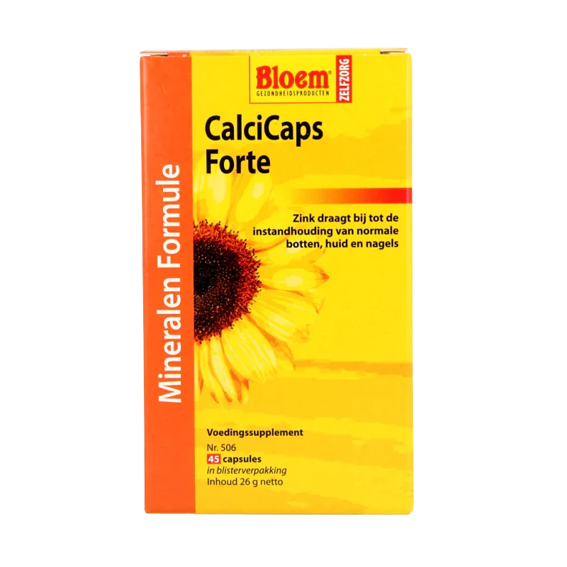 Bloem Calcicaps forte huid/bot/nagels 45 Capsules