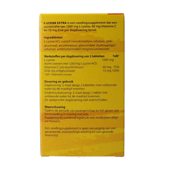 Bloem L-Lysine extra 60 Tabletten