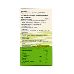 Bloem Chlorella vital green 1000 Tabletten