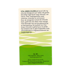 Bloem Chlorella vital green 1000.00 Tabletten