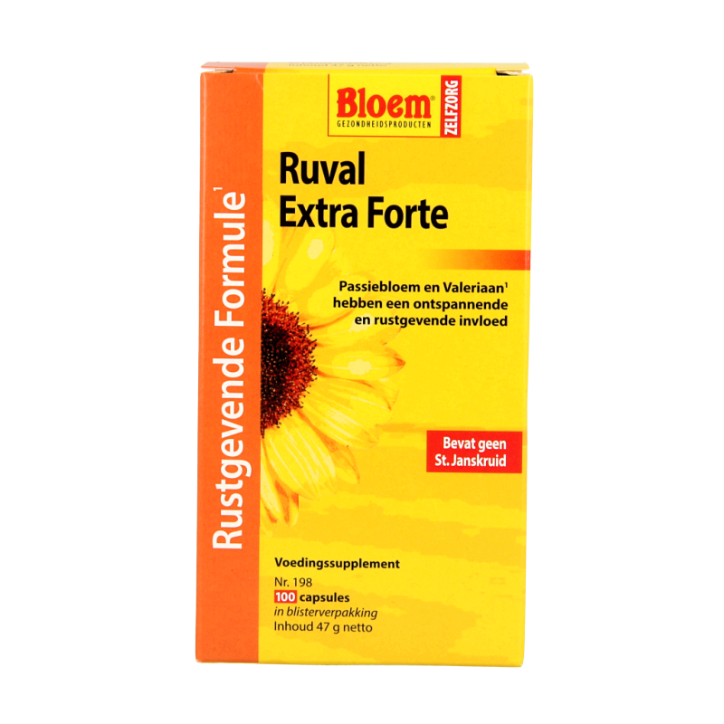 Bloem Ruval zonder st janskruid 100 Capsules