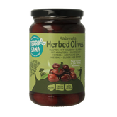 TerraSana Kalamata olijven in kruidenolie bio 345 Gram