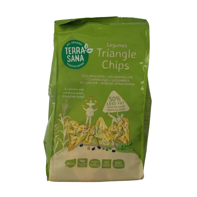 TerraSana Triangle chips peulvruchten bio 80 Gram