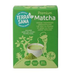 TerraSana Matcha premium groene thee bio 30 Gram