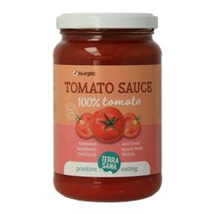 TerraSana Tomatensaus 100% tomaat bio 340 Gram