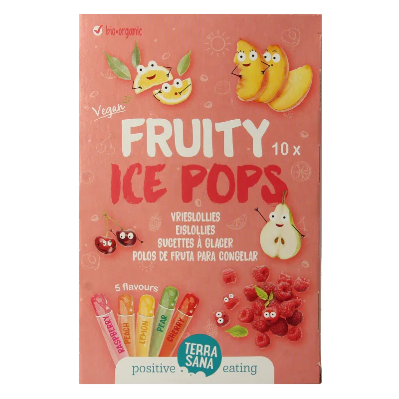 TerraSana Ice pops fruitsap bio 400 Milliliter