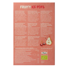 TerraSana Ice pops fruitsap bio 400 Milliliter