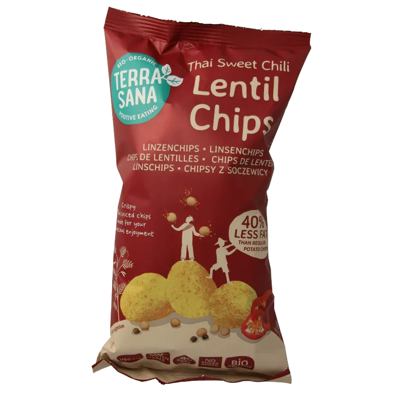 TerraSana Linzenchips Thai sweet chili bio 75 Gram
