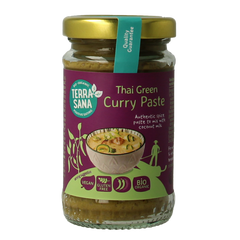 TerraSana Thaise groene currypasta bio 120 Gram