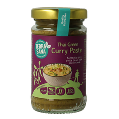 TerraSana Thaise groene currypasta bio 120.00 Gram