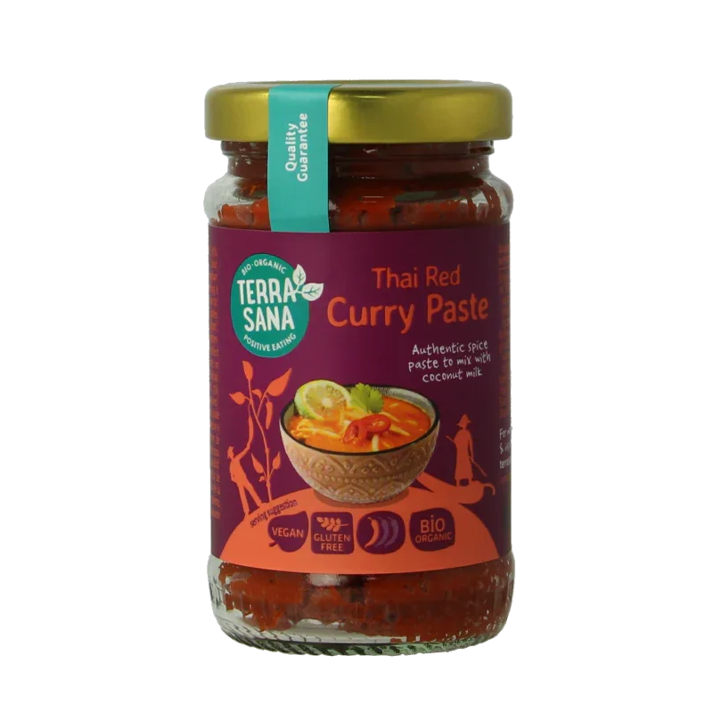 TerraSana Thaise rode currypasta bio 120 Gram