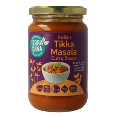 TerraSana Curry saus tikka masala bio 350.00 Gram