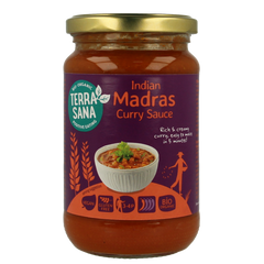 TerraSana Curry sauce madras bio 350.00 Gram
