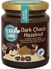 TerraSana Choco hazelnootpasta puur bio 250 Gram
