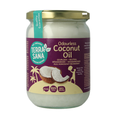 TerraSana Kokosolie geurloos bio 500 Milligram