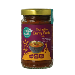 TerraSana Thaise gele curry pasta bio 120.00 Gram