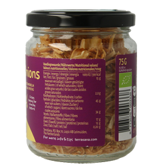 TerraSana Indonesische gebakken uitjes bio 75.00 Gram