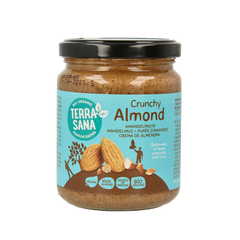 TerraSana Amandelpasta bruin crunchy bio 250 Gram