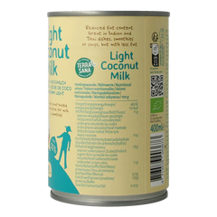 TerraSana Kokosmelk light 11% vet bio 400 Milliliter