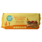 TerraSana Crackers sesam & rozemarijn bio 250 Gram