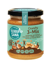 TerraSana 3-Mix crunchy notenpasta bio 250.00 Gram