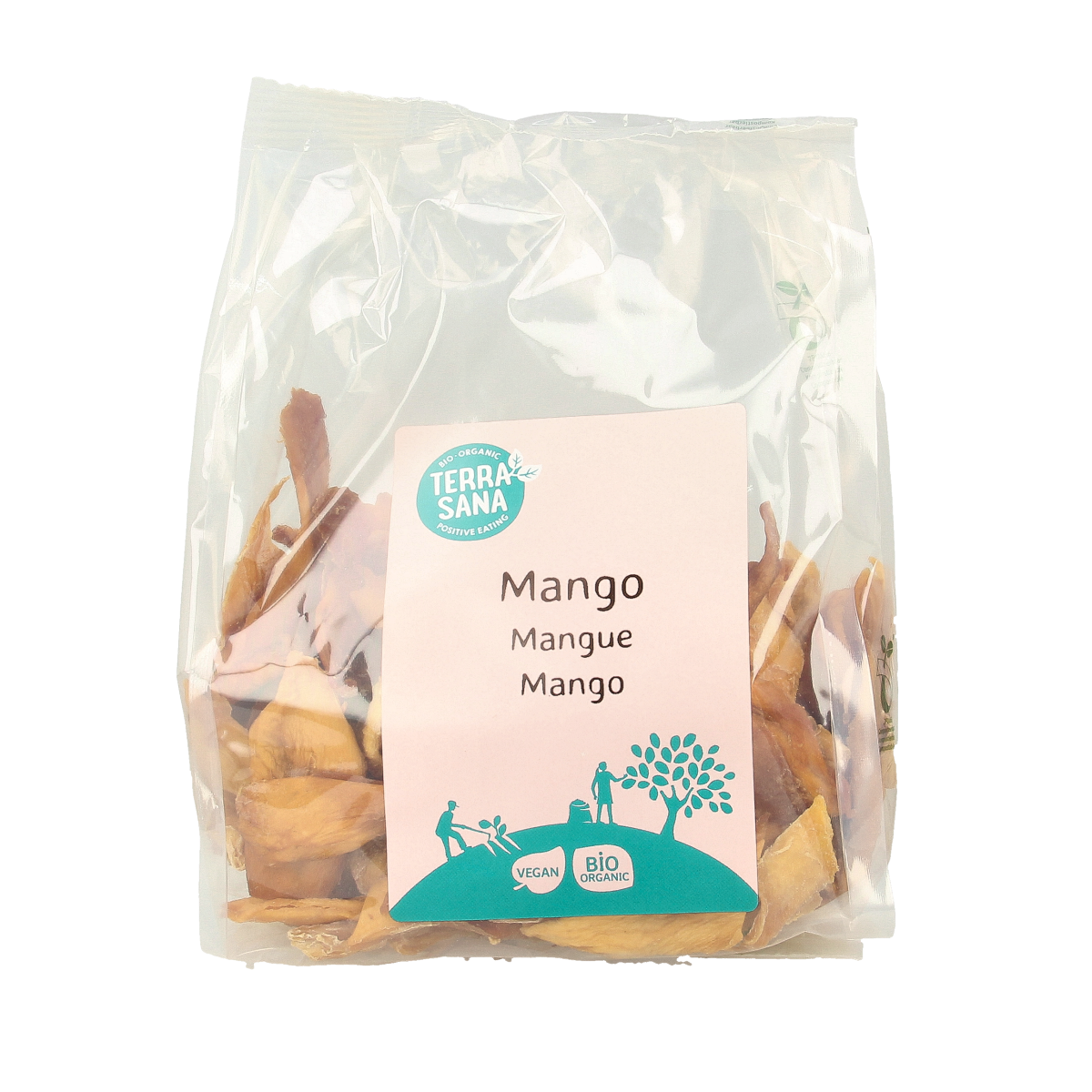 TerraSana Mangoreepjes bio 250.00 Gram