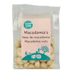 TerraSana RAW Macadamianoten gepeld bio 100 Gram