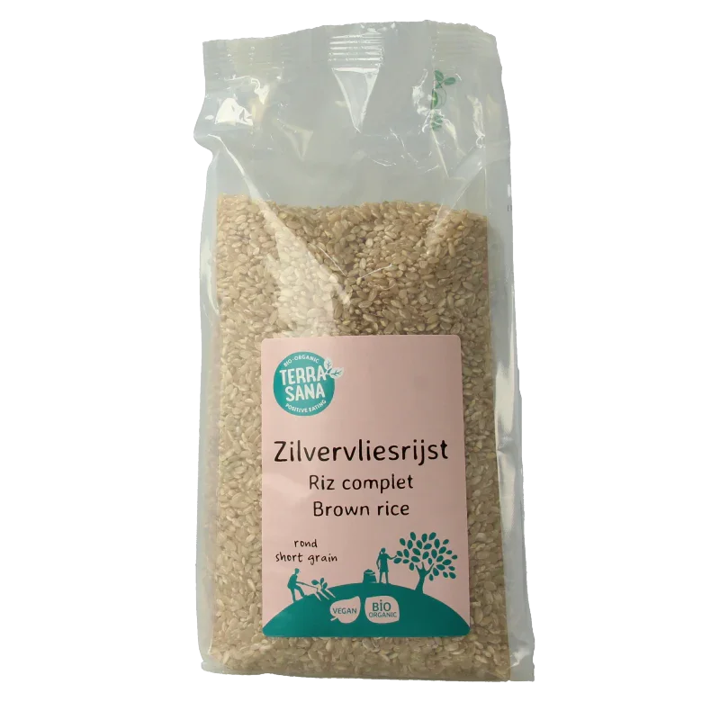 TerraSana Zilvervliesrijst rond bio 1 Kilogram