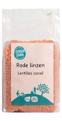 TerraSana Linzen rood bio 500.00 Gram