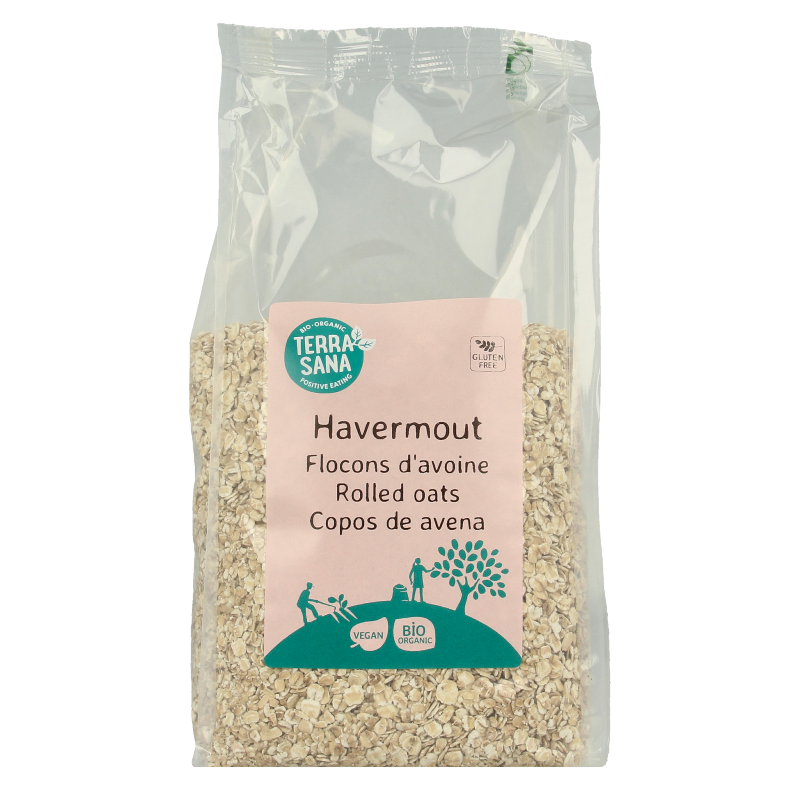 TerraSana Havermout glutenvrij bio 450 Gram