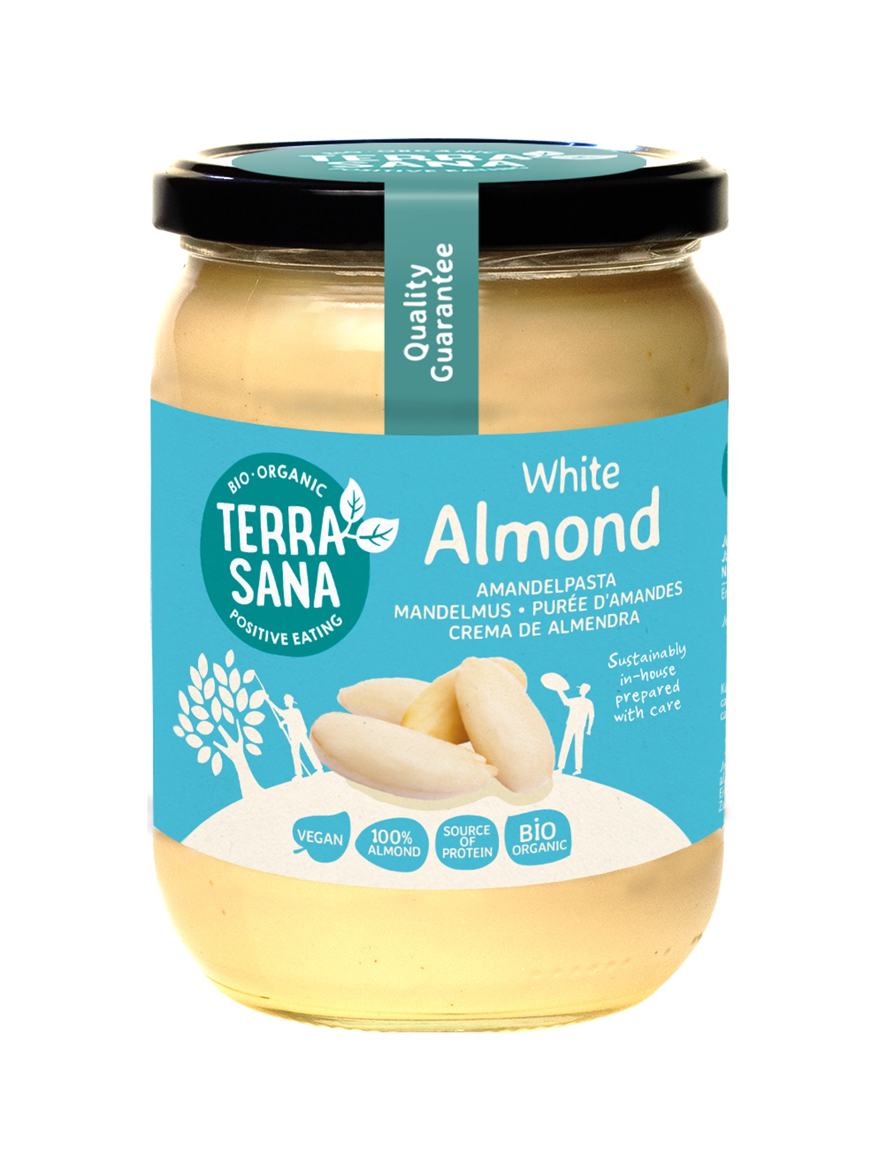 TerraSana Witte amandelpasta bio 500 Gram