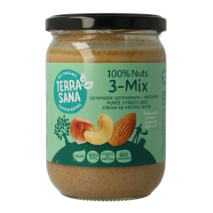TerraSana 3 mix notenpasta zonder pinda bio 500.00 Gram
